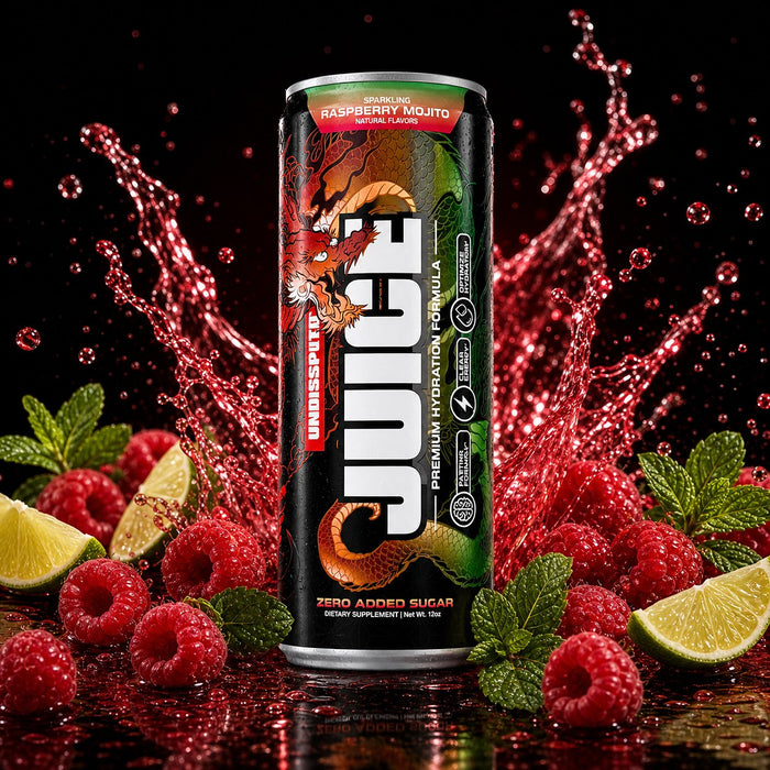 JUICE Sparkling Electrolytes: Raspberry Mojito 24 pack