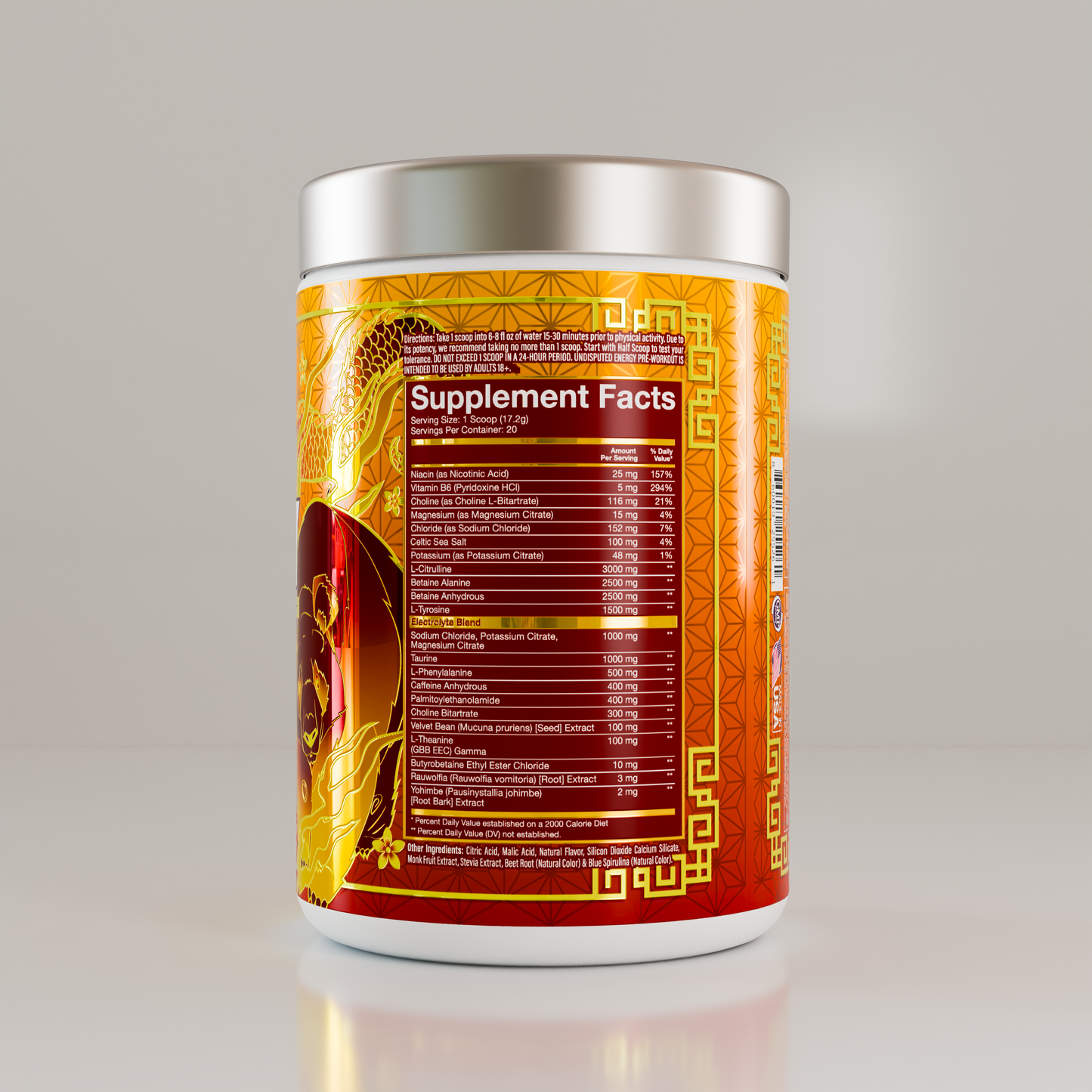 ENERGY High Stim Pre-Workout - RESTOCK 5/5/26 - NEW! Orange Mango