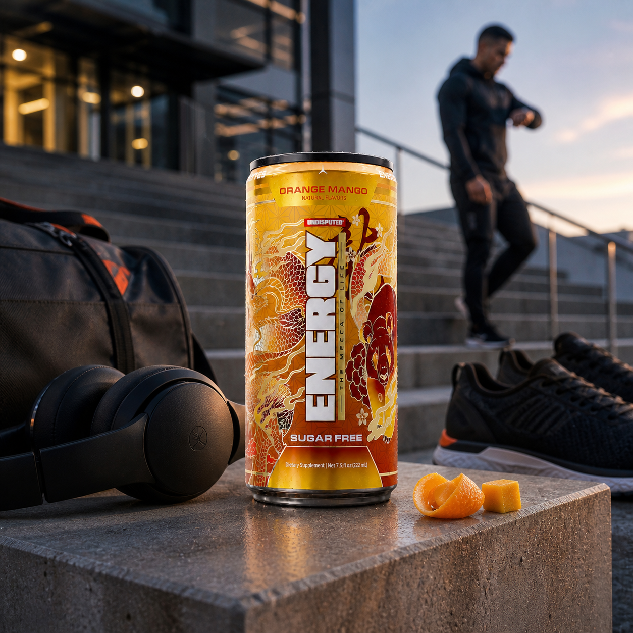 ENERGY High Stim Pre-Workout Orange Mango lifestyle shot