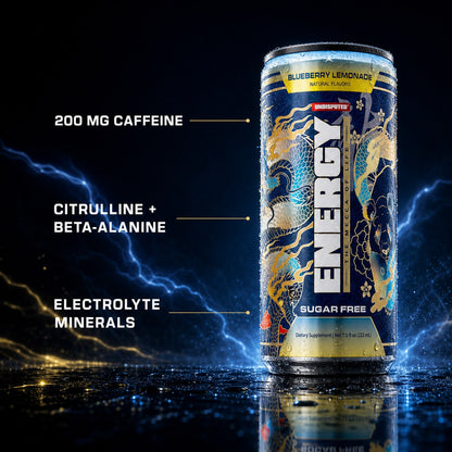 ENERGY Sparkling Pre-Workout 6.5oz: Blueberry Lemonade