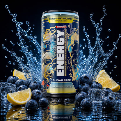 ENERGY Sparkling Pre-Workout 6.5oz: Blueberry Lemonade