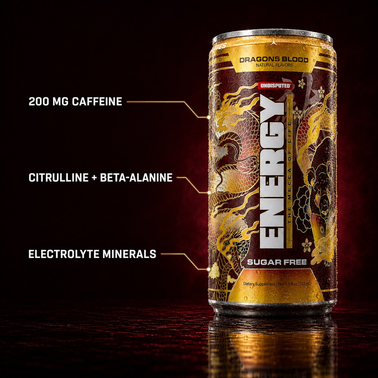 ENERGY Sparkling Pre-Workout 6.5oz: Dragon's Blood