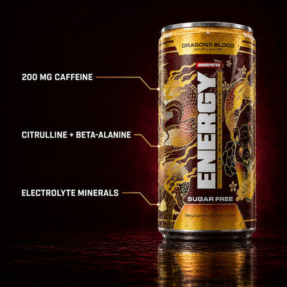 ENERGY Sparkling Pre-Workout 6.5oz: Dragon's Blood
