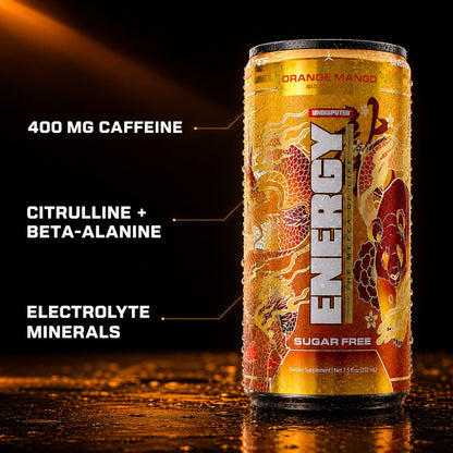 ENERGY Sparkling Pre-Workout 6.5oz: Orange Mango