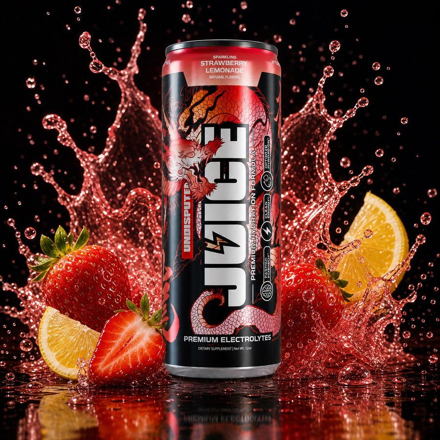 JUICE Sparkling Electrolytes: Strawberry Lemonade 24 pack