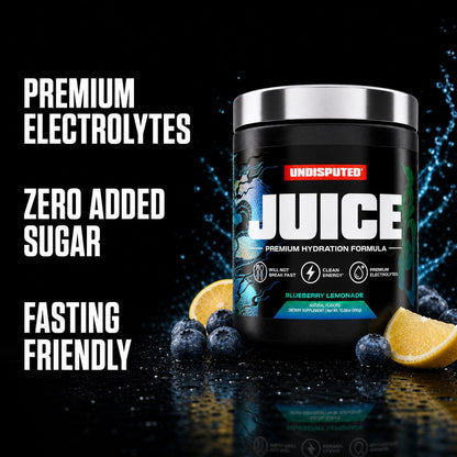 JUICE Electrolytes: Blueberry Lemonade key benefits panel