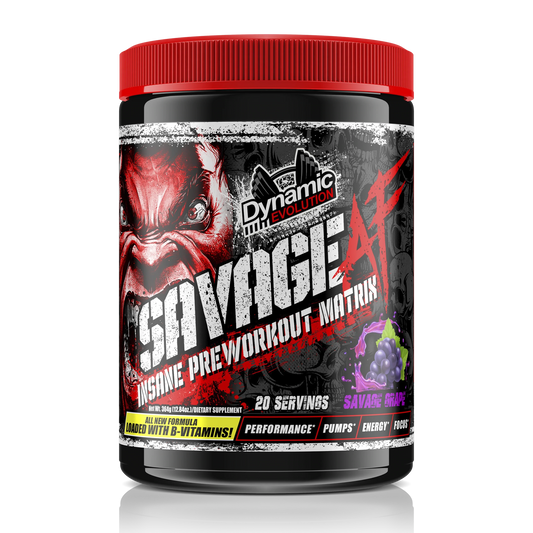 (NEW!) Dynamic Evolution Savage AF 2.0 Pre-Workout