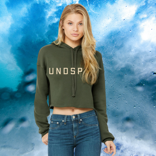 UNDSPTD. Crop Hood - Military Green