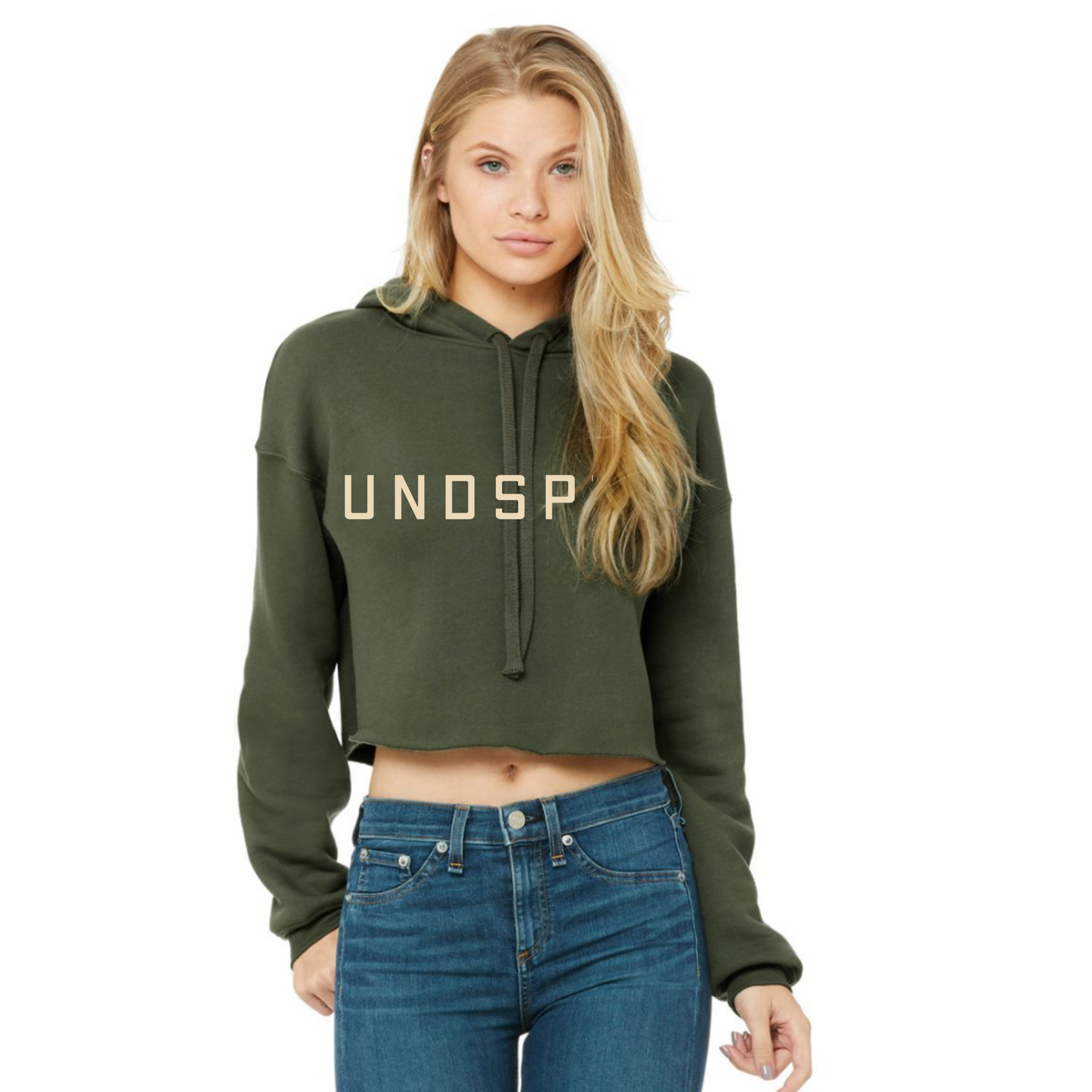 UNDSPTD. Crop Hood - Military Green
